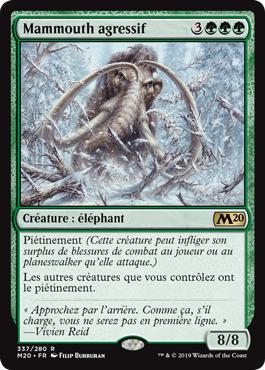 Mammouth agressif - Core Set 2020