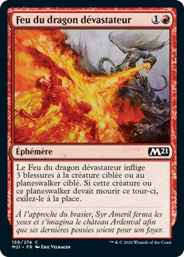 Feu du dragon dévastateur - Core Set 2021