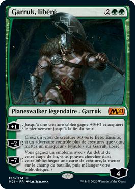 Garruk, libéré - Core Set 2021