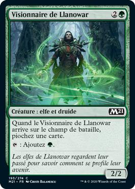 Visionnaire de Llanowar - Core Set 2021