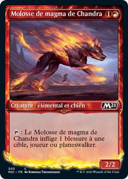 Molosse de magma de Chandra - Core Set 2021