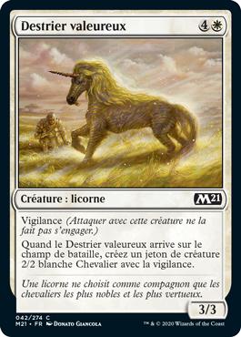 Destrier valeureux - Core Set 2021