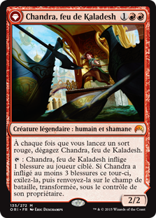 Chandra, feu de Kaladesh -> Chandra, flamme rugissante - Magic Origines