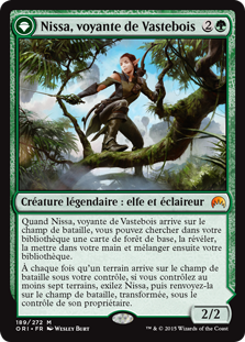 Nissa, voyante de Vastebois -> Nissa, sage animiste - Magic Origines