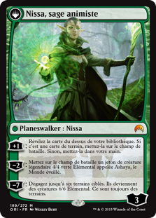 Nissa, sage animiste - Magic Origines