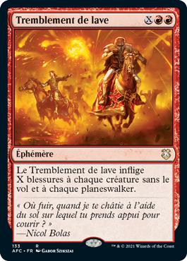 Tremblement de lave - Commander Forgotten Realms : Aventures dans les Royaumes Oubliés