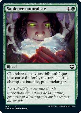 Sapience naturaliste - Commander Forgotten Realms : Aventures dans les Royaumes Oubliés