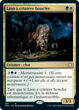 Lion à crinière bouclée - Commander Forgotten Realms : Aventures dans les Royaumes Oubliés