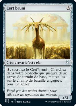 Cerf bruni - Commander Forgotten Realms : Aventures dans les Royaumes Oubliés