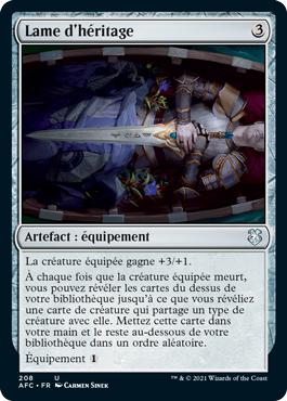 Lame d'héritage - Commander Forgotten Realms : Aventures dans les Royaumes Oubliés