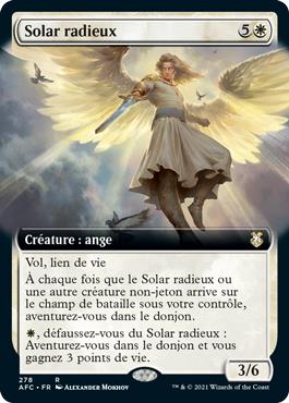 Solar radieux - Commander Forgotten Realms : Aventures dans les Royaumes Oubliés