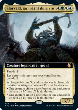 Storvald, jarl géant du givre - Commander Forgotten Realms : Aventures dans les Royaumes Oubliés