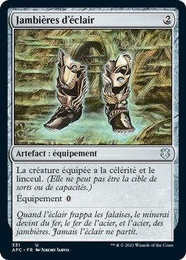 Jambières d'éclair - Commander Forgotten Realms : Aventures dans les Royaumes Oubliés