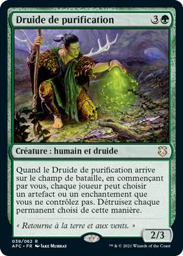 Druide de purification - Commander Forgotten Realms : Aventures dans les Royaumes Oubliés