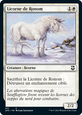 Licorne de Ronom - Commander Forgotten Realms : Aventures dans les Royaumes Oubliés