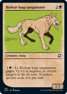 Rôdeur loup sanguinaire - Forgotten Realms : Aventures dans les Royaumes Oubliés