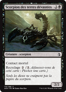 Scorpion des terres dévastées - Amonkhet