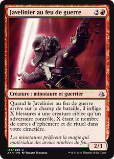 Javelinier au feu de guerre - Amonkhet