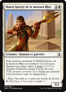 Maître lancier de la moisson Rhet - Amonkhet