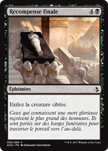 Récompense finale - Amonkhet