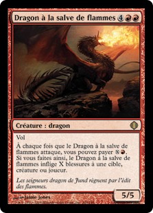 Dragon à la salve de flammes - Les éclats d'Alara