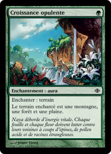 Croissance opulente - Les éclats d'Alara