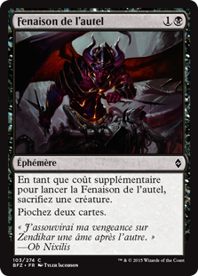 Fenaison de l'autel - La bataille de Zendikar