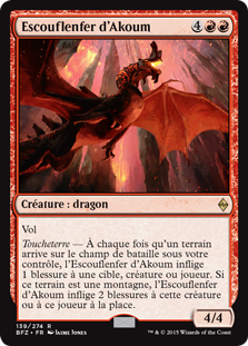 Escouflenfer d'Akoum - La bataille de Zendikar