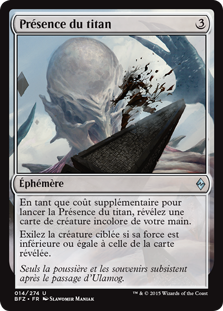 Présence du titan - La bataille de Zendikar