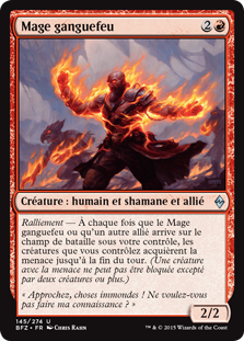 Mage ganguefeu - La bataille de Zendikar