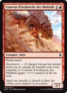 Coureur d'avalanche des Makindi - La bataille de Zendikar