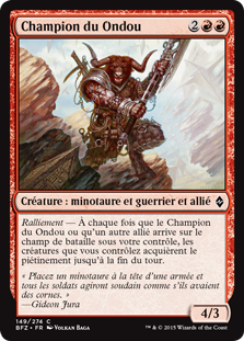 Champion du Ondou - La bataille de Zendikar