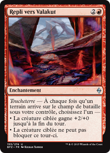 Repli vers Valakut - La bataille de Zendikar
