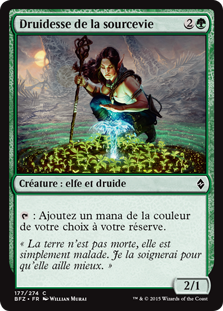 Druidesse de la sourcevie - La bataille de Zendikar