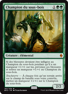 Champion du sous-bois - La bataille de Zendikar