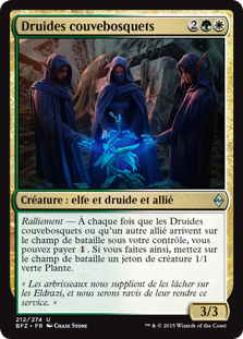 Druides couvebosquets - La bataille de Zendikar