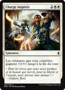 Charge inspirée - La bataille de Zendikar