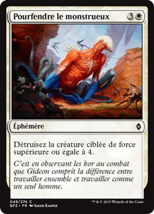 Pourfendre le monstrueux - La bataille de Zendikar