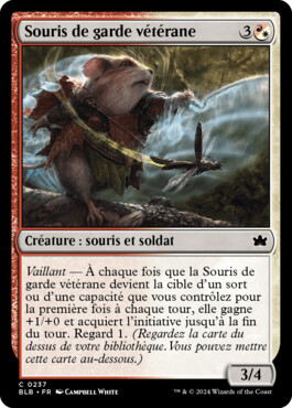 Souris de garde vétérane - Bloomburrow