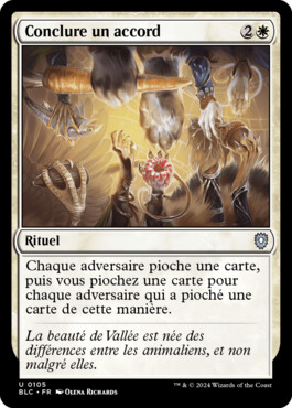 Conclure un accord - Bloomburrow Commander