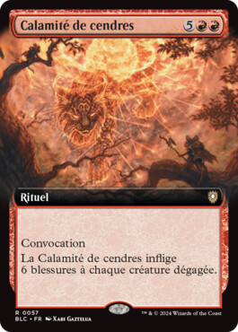 Calamité de cendres - Bloomburrow Commander