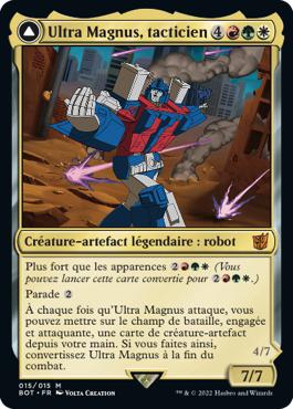 Ultra Magnus, tacticien -> Ultra Magnus, transporteur blindé - La Guerre Fratricide Transformers Cards