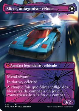 Slicer, antagoniste véloce - La Guerre Fratricide Transformers Cards