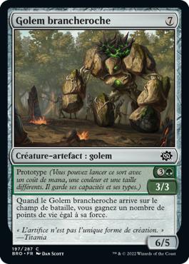 Golem brancheroche - La Guerre Fratricide