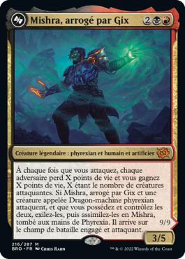 Mishra, arrogé par Gix -> Mishra, tombé aux mains de Phyrexia - La Guerre Fratricide