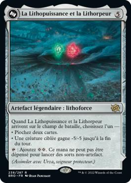 La Lithopuissance et la Lithorpeur -> Urza, Planeswalker - La Guerre Fratricide