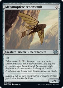 Mécanoptère reconstruit - La Guerre Fratricide