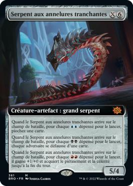 Serpent aux annelures tranchantes - La Guerre Fratricide