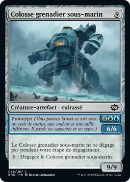 Colosse grenadier sous-marin - La Guerre Fratricide