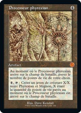 Processeur phyrexian - La Guerre Fratricide Artefacts Retro